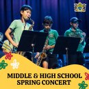 The recent Middle and High School Spring Concert was fantastic! 이미지