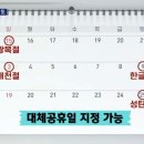 올해 최대4일 대체공휴일 지정 가능성 ㄷㄷ 이미지