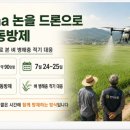 근덕농협 농기계센터 | [농민신문] 벼 병해충 드론 공동방제, 약제비 전액·작업비 50% 지원한 현도농협 사례