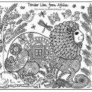 프랑스 자수 배우기 - 동물 자수 이미지