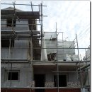 2018-10-22일. 세븐힐빌리지 단독주택 외벽 벽돌, 바닥 시멘트몰탈, 지붕 방수작업. 이미지