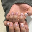 청주사창동네일 벨르뮤 시럽핑크 도트디자인 처음 받은 후기