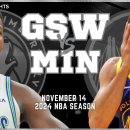 Golden State Warriors VS Minnesota Timberwolves 하이라이트 이미지