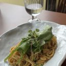 알리오 빠네 | 오유알에스(Ours) / 부채살 스테이크, 리코타 유자 피자, 매콤 쉬림프 크림 빠네, 알리오올리오 후기!!