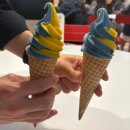 헤이푸드 | 이케아 푸드코트 아이스크림 헤이 트위스트 와플 콘 바나나 블루베리 가격 맛