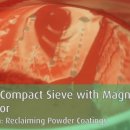 [RUSSELL, 러셀] Compact Sieve(진동선별기) : Powder Coating(분체도료) 선별 영상 - (주)지앤지코리아 이미지