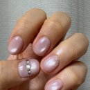 신블리네일 | [상봉역 네일아트] <신블리네일>에서 유리알 자석네일 받고 온 후기