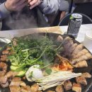 무쇠뚝삼겹 산성점 | 산성역 미나리 삼겹살 맛집 무쇠뚝삼겹 내돈내산 후기