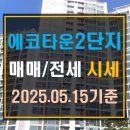 에코타운2단지@ | [신장동 아파트]하남 에코타운2단지 매매 전세 시세(25년 5월 15일 기준)