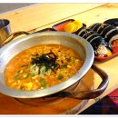 김밥에 라면 이미지