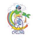 Cycling Illustration 이미지