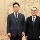 이재명 대통령, 김민석 국무총리 임명장 수여 &#39;김 총리 지명한 지 한 달 만&#39; 이미지