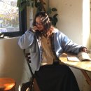 among | AMONG 어몽 후리스 플리스 자켓 &amp; 니트 가디건 하울 여자 겨울 코디