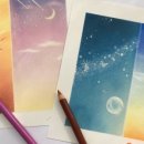 자연풍경 파스텔아트 이미지