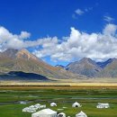 고원의 나라 티베트 풍경 이미지