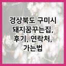 경상북도 구미시 돼지꿈꾸는집, 후기, 연락처, 가는법