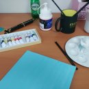 아크릴화 그리기 이미지