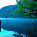 호숫가의아침 이미지