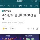 코스피, 3개월 만에 2600 선 돌파 이미지