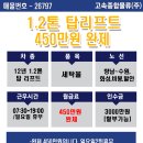 향남/ 1.2톤탑리프트/450만완제/ 호텔 세탁물카트배송/ 일2회전 이미지