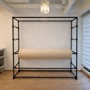 삼영기계(주)논산공장 | 서초동 원단거치대 시공//원단폭 1650mm 4단, 베어링 작업으로 부드러운 풀림// 서초동 사무실 원단...