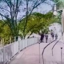 1900년 파리 만국 박람회에 등장한 나무로 만든 무빙워크 이미지