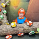 문화슈퍼 | 홈플러스 남현점 문화센터 리틀자이언트 슈퍼마리오 편백 촉감놀이 5개월 6개월 아기 수업 후기