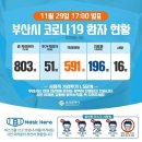 부산시 5시 발표 추가 확진자 15명 (오늘 누적 51명) 중 14명 금정고등학교 교직원 및 학생들. (초연음악실 n차감염) 이미지