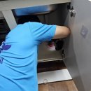 라온배관설비 문산코아루싱크대배수구막힘해결,플렉스샤프트작업
