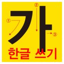가나다라 기초한글 이미지