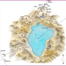 백두산 사진과 지도﻿ 이미지