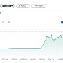 주가가 급등한 바이에른 노르딕 A/S ADR(BVNRY, BVNKF) 이미지