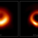 M87의 중심에 숨어있는 거대한 블랙홀의 선명한 이미지 이미지