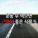 [운동 후 먹으면 근육에 좋은 식품 5] 이미지