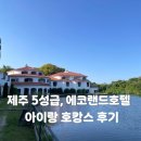 제주 가성비 5성급 호텔 추천, 아이와 다녀온 에코랜드호텔 후기