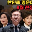 한민족 명운이 걸린 8월전쟁 전망 이재명 국정농단 윤석열 탄핵 추미애 뜨거운 8월 더탐사 송영길 변희재 유승민 박정희막걸리 이낙연 친박 이미지