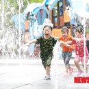 까치공원 바닥분수 이미지