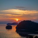 평인노을길 노을전망대 | 통영 평인일주로 일몰 &amp; 바다노을 전망대