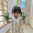 1세 나뭇잎 찍기와 소방차 만들기 이미지