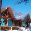 통나무집 이미지