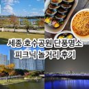 어진동세종세무서건너편 | 대전 근교 단풍 명소세종 호수공원 피크닉 카트 캠핑의자 후기