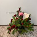 대치1작은도서관 | 대치동 대치1작은도서관 힐링연수 크리스마스 테이블 센터피스 출강현장, 홍채희 꽃과정원 원예연구소