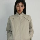 제일봄 | 플레이스 스튜디오 하이넥 스트랩 블루종 후기｜봄에 제일 자주 입은 여자 베이지 자켓 코디 추천