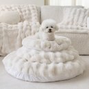 몽글몽글 펫 | 고양이 강아지 방석 추천, 몽글몽글 밍크 라떼 원형 펫방석 솔직 후기 (+33% 할인 39,900원)