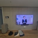 아트201 | 이천 빌리브 201동 플라이토 백라이트 터닝 플랫 크림 설치 후기｜아트월 타일 타공설치