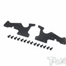 [써펀트코리아] T-WORK'S Graphite Upper/Lower A-arm Stiffeners For Serpent SRX8 이미지