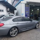 bmw 640i 20인치 블랙유광및 골드오렌지 캘리퍼도색. 이미지