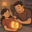 임신 중기 17주차 배뭉침·배땡김 완화 방법 | 남편 배 마사지 효과 후기