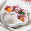 아기 토핑 이유식 식판 추천 퍼기 냥냥 실리콘 흡착 후기