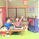 짱구 커스텀 | 짱구네 집 &amp; 떡잎유치원 DIY 디오라마 내돈내산 조립 후기 2탄｜거실편 (갸루짱구 또 너야,,?⭐️)